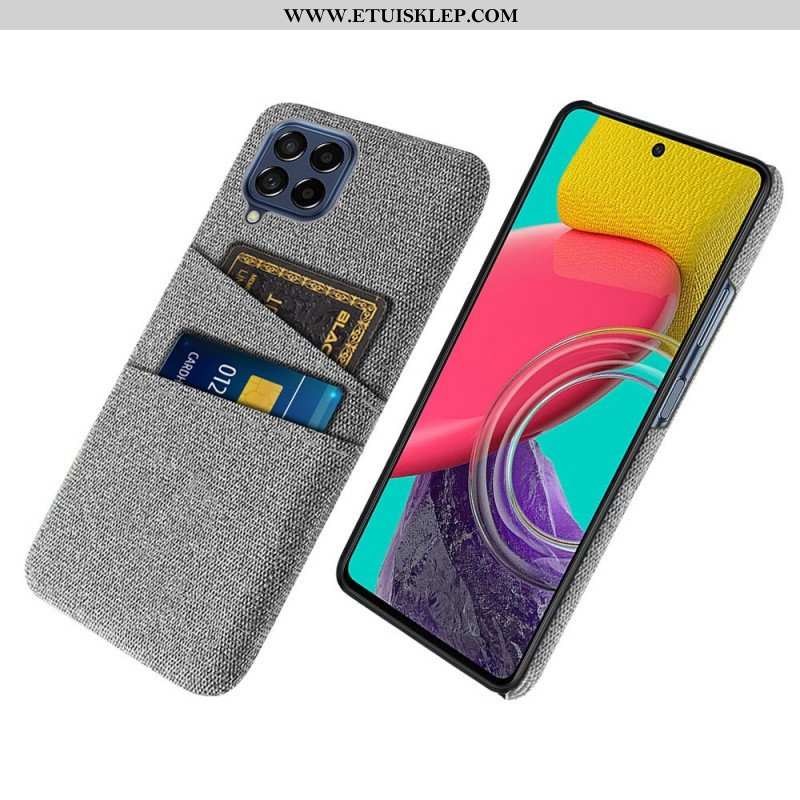 Etui do Samsung Galaxy M53 5G Posiadacz Karty Z Tkaniny